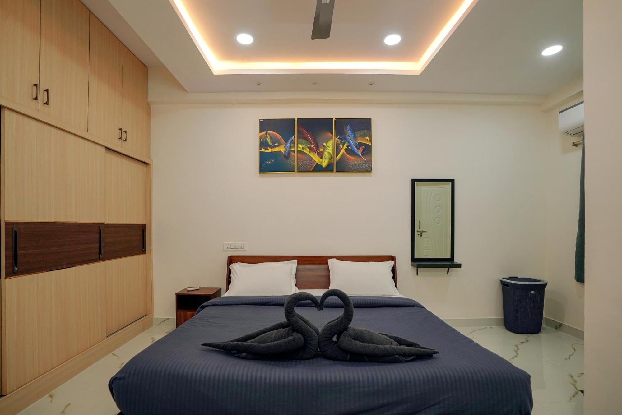 N Cube Serviced Apartments Hyderabad Luaran gambar