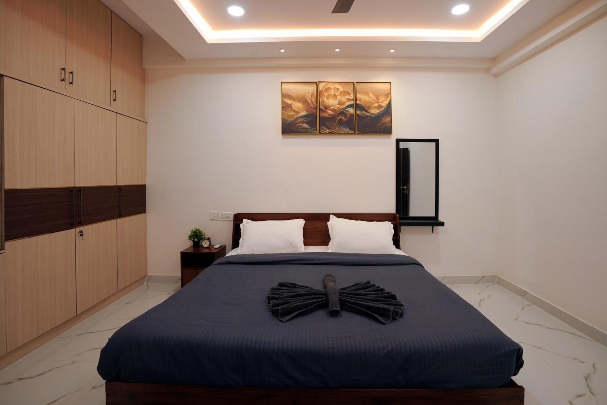 N Cube Serviced Apartments Hyderabad Luaran gambar